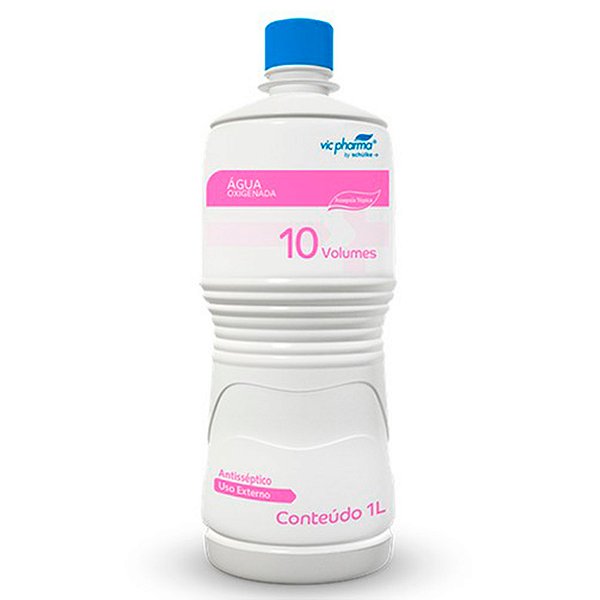 Água Oxigenada 10 Volumes Antisséptico 1 Litro Vic Pharma