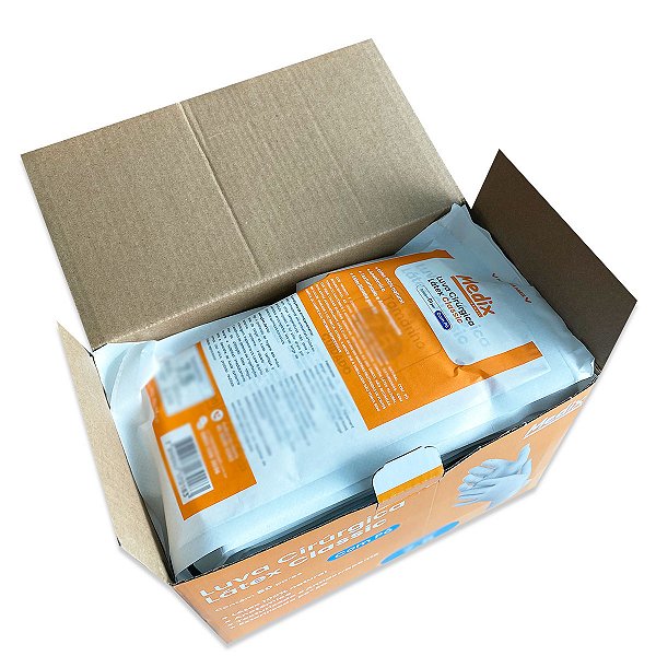 Luva Cirúrgica Estéril Látex Classic Medix Com Pó 50 Pares
