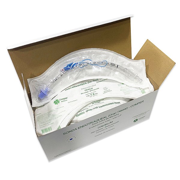 Sonda Endotraqueal com Cuff 7.5 Comper 20 Unidades