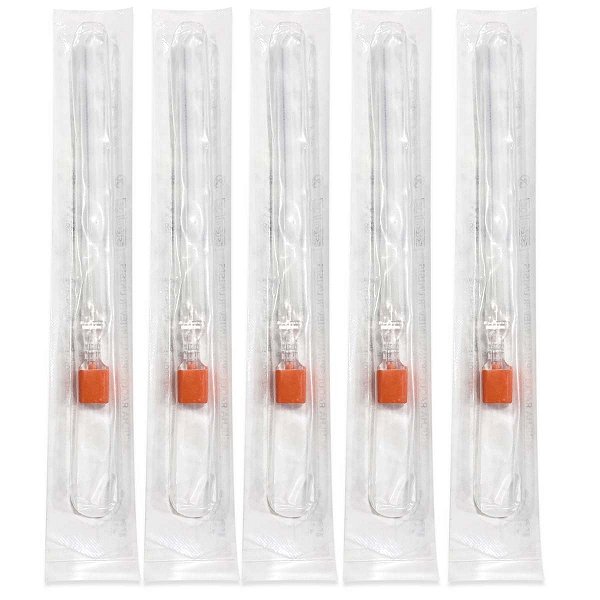 Agulha Raqui Unisis Spinal Ponta Lápis 25Gx90mm Estéril 5 unidades