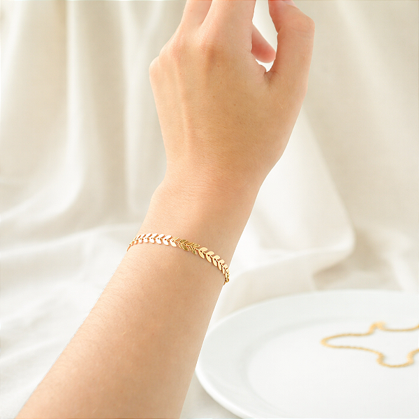 PULSEIRA DOURADA "LAUREL"