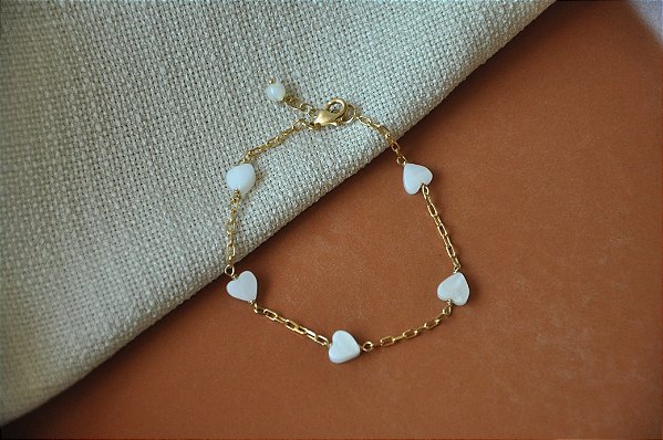 PULSEIRA CORAÇÃO DE MADREPÉROLA