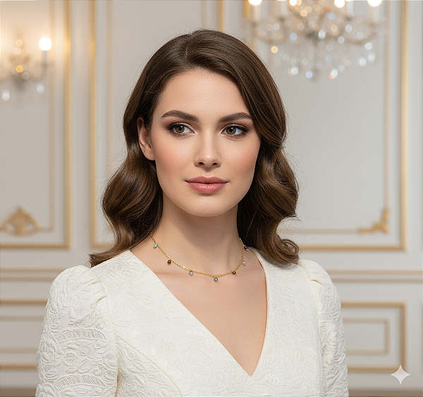 COLAR VERÃO PINGENTES