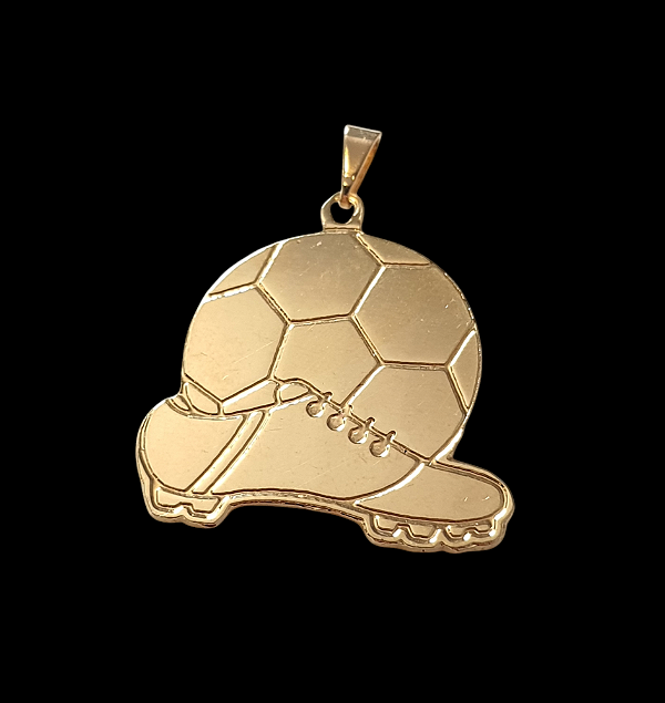 PINGENTE LOUCO POR FUTEBOL REDONDO