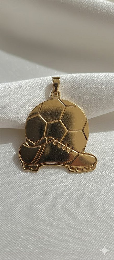 PINGENTE LOUCO POR FUTEBOL REDONDO