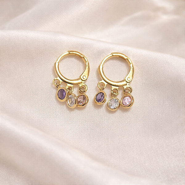 ARGOLA BASIC 3 ZIRCÔNIAS