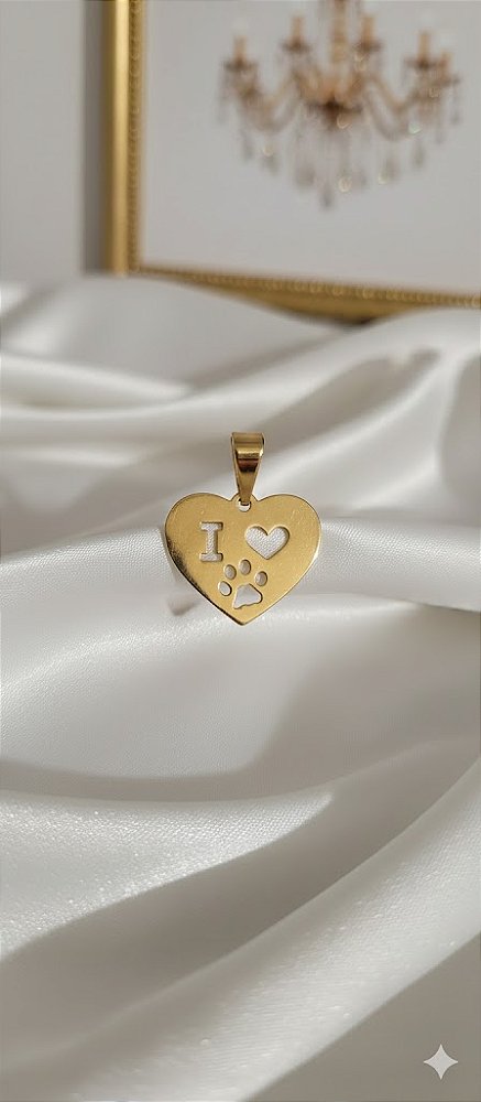 PINGENTE I LOVE PET
