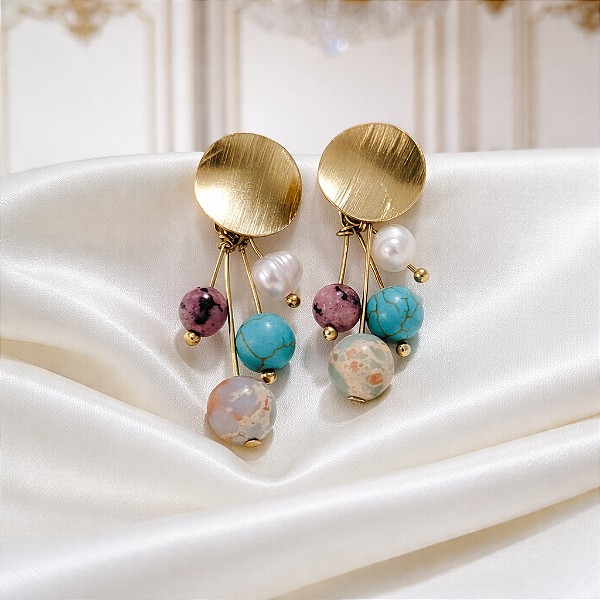 BRINCO DE PEDRAS NATURAIS "VERÃO"