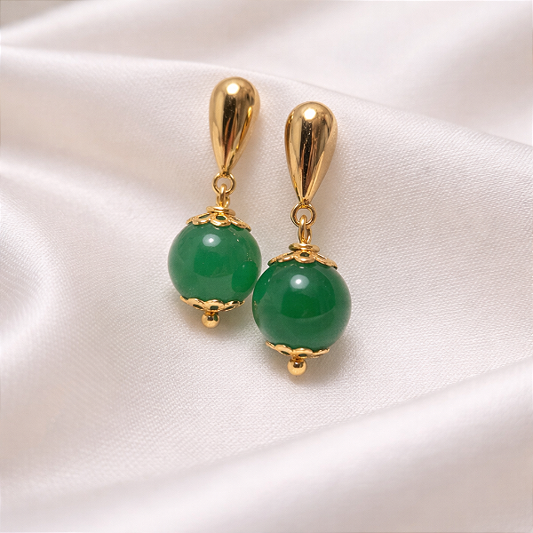 BRINCO JADE VERDE