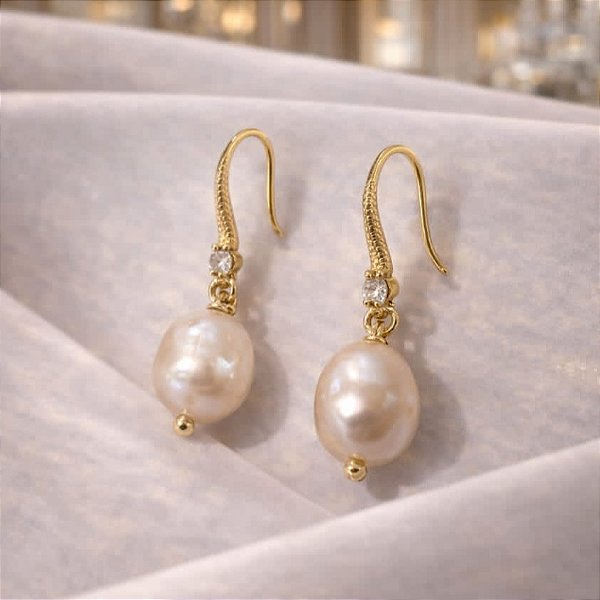 BRINCO ALMA LEVE PÉROLA DE ÁGUA DOCE