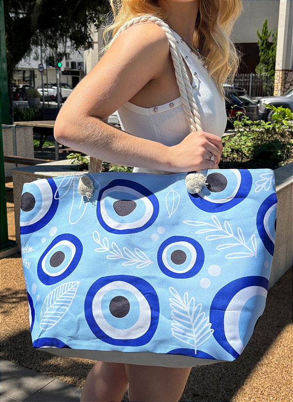 Bolsa De Praia Olho Grego