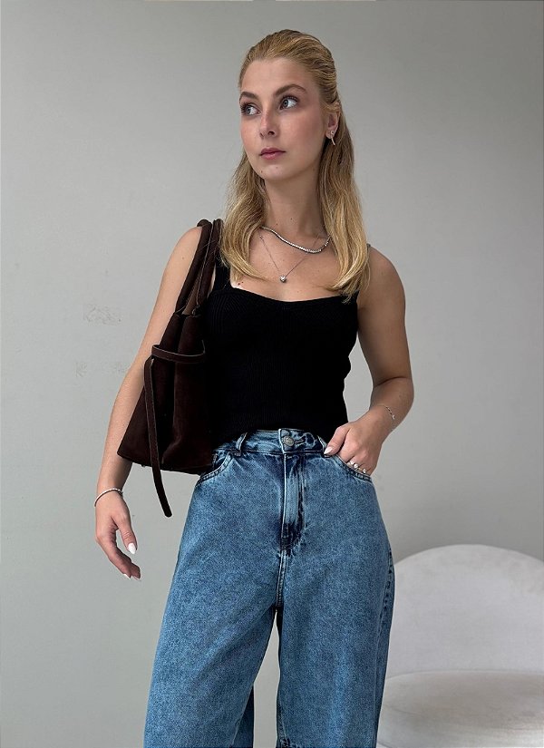 Regata Tricô Justa Ticiane