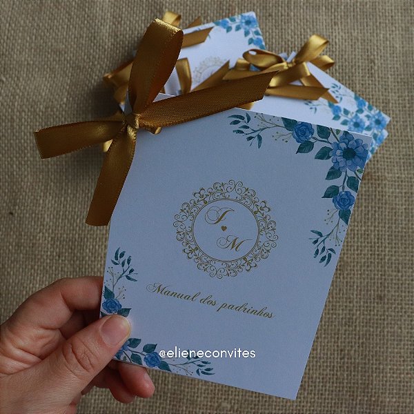 Manual para Padrinhos: Azul Royal