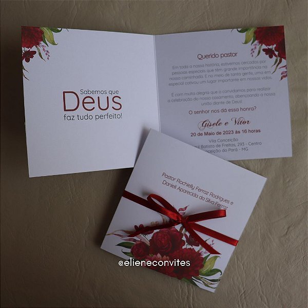 Convite do Celebrante | Pastor