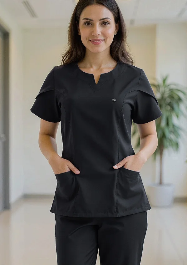 Scrub Feminino Serena - Preto