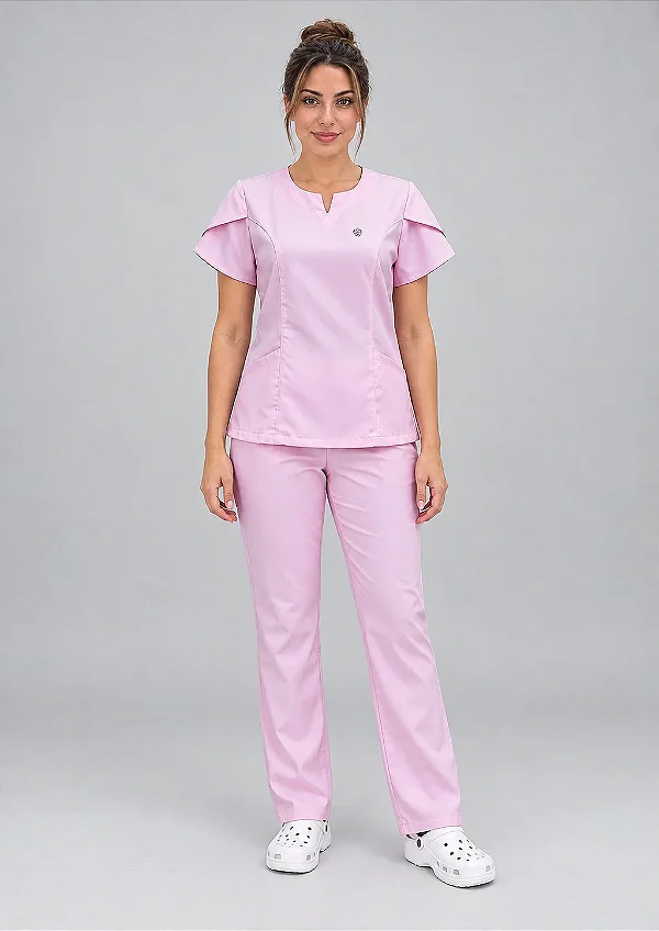 Scrub Feminino Serena - Rosa