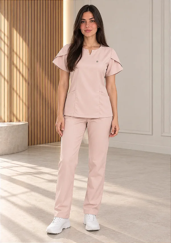 Scrub Feminino Serena - Nude