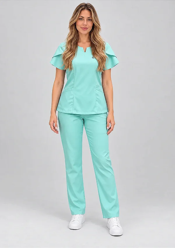 Scrub Feminino Serena - Verde Aruba