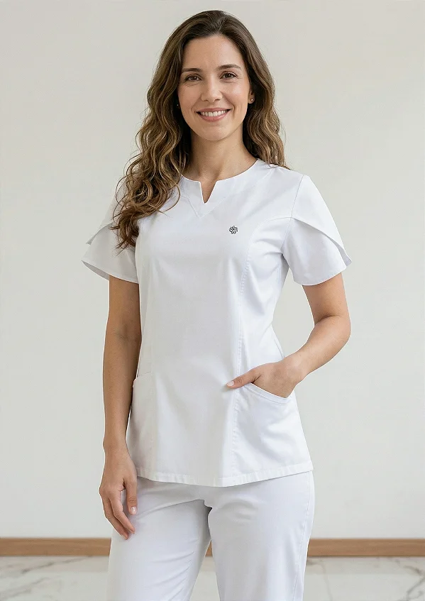 Scrub Feminino Serena - Branco