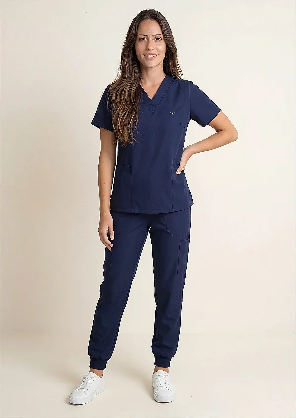 Scrub Feminino Valentina - Marinho