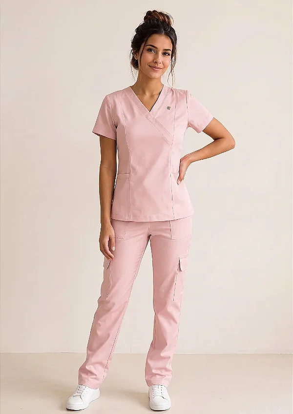 Scrub Feminino Stella - Nude