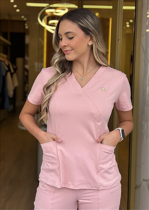 Scrub Feminino Stella - Nude