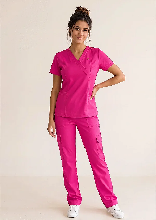 Scrub Feminino Stella - Rosa Calla