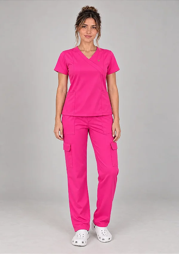 Scrub Feminino Stella - Rosa Calla