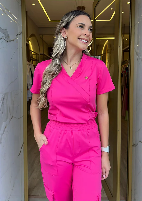 Scrub Feminino Stella - Rosa Calla