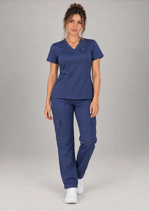 Scrub Feminino Stella - Marinho