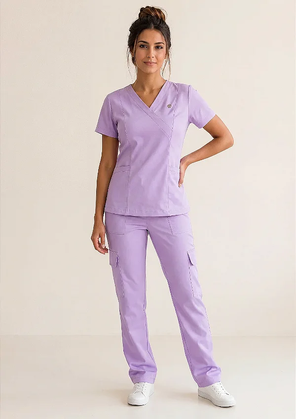 Scrub Feminino Stella - Lavanda