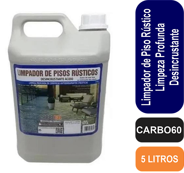 Limpador Piso Rústico Limpeza Profunda Cerâmicas antiderr 5L