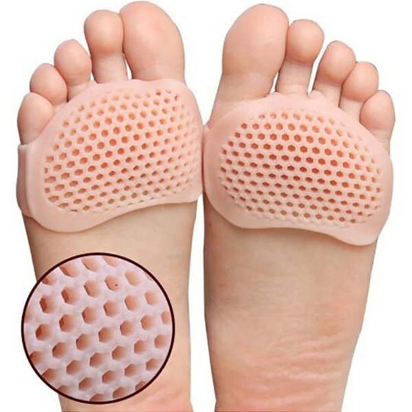 Palmilha de Silicone Zinnwaldite para Conforto do Metatarso e Plantar