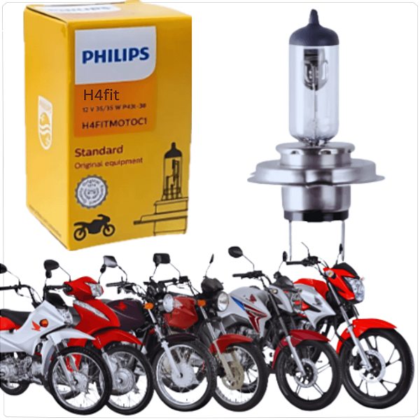 Lampada Farol Cg Titan Original Todas H4fit 12v 35w Philips AVS Global