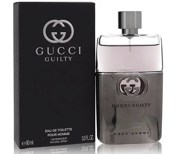 Eau De Toilette Spray Masculino - Gucci - Gucci Guilty - 90 Ml