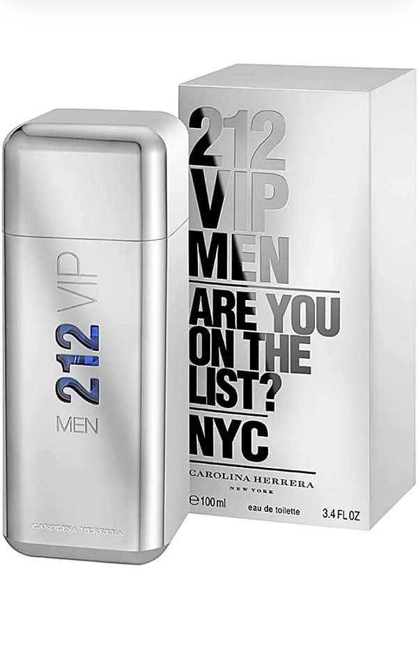 Perfume Masculino 212 Vip Men Essa e uma festa privada ! - Carolina Herrera 100ml