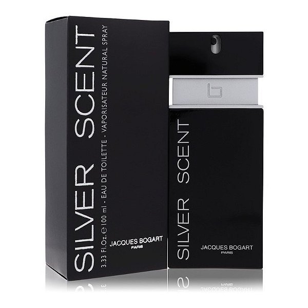 Eau De Toilette Spray Masculino - Jacques Bogart - Silver Scent 100 ml