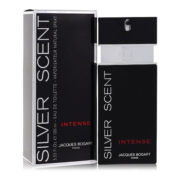 Eau De Toilette Spray Masculino - Jacques Bogart - Silver Scent Intense 100ml