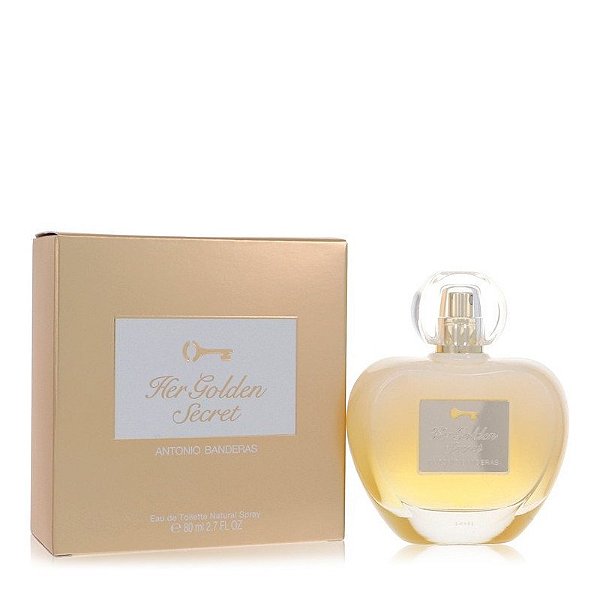Eau De Toilette Spray Feminino - Antonio Banderas - Her Golden Secret 80ml