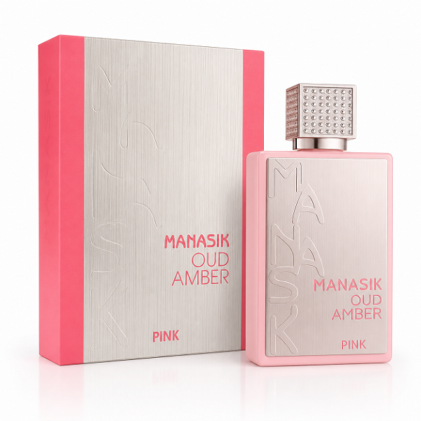 Perfume Manasik Oud Amber Pink Oriental 100ml Unissex