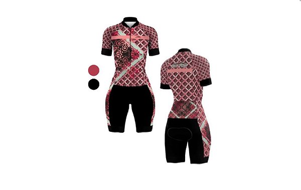 Macaquinho Roupa Feminina Ciclismo Bicicleta Hotplay Mc12