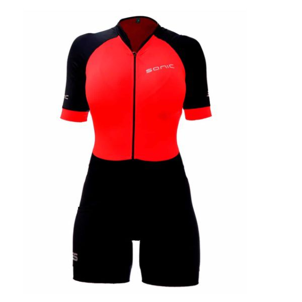 Macaquinho Roupa Sonic 500 Preto Vermelho