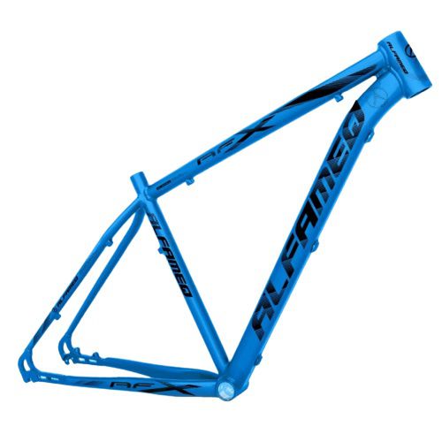 Quadro Bicicleta Bike Mtb Alfameq AFX 29x21 Az Oce/Pt Brilho