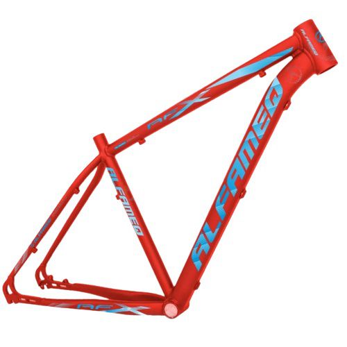 Quadro Bicicleta Bike Mtb Alfameq AFX 29x19 Vm/Az Brilho