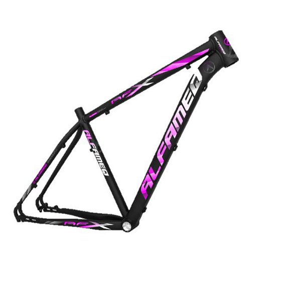 Quadro Bicicleta Bike Mtb Alfameq AFX 29x15 Pt/Rs/Bco Brilho