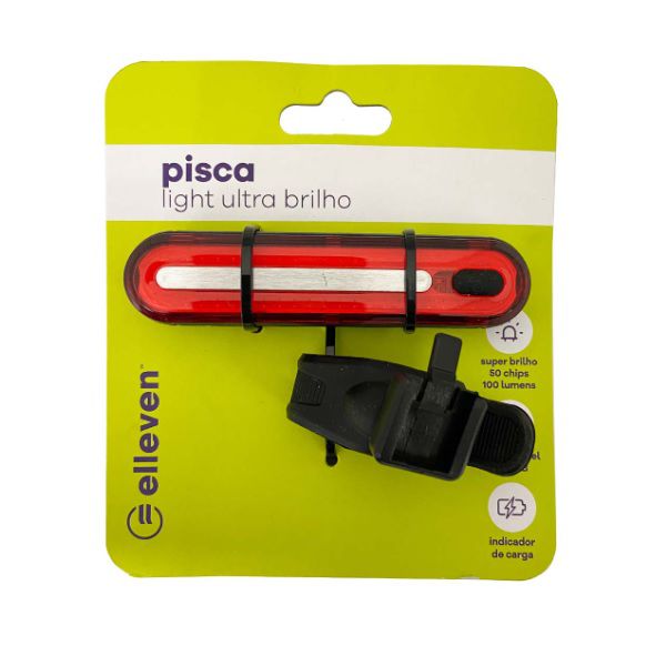 Pisca Light Sinalizador Bicicleta Bike Elleven 50 Chips 4F