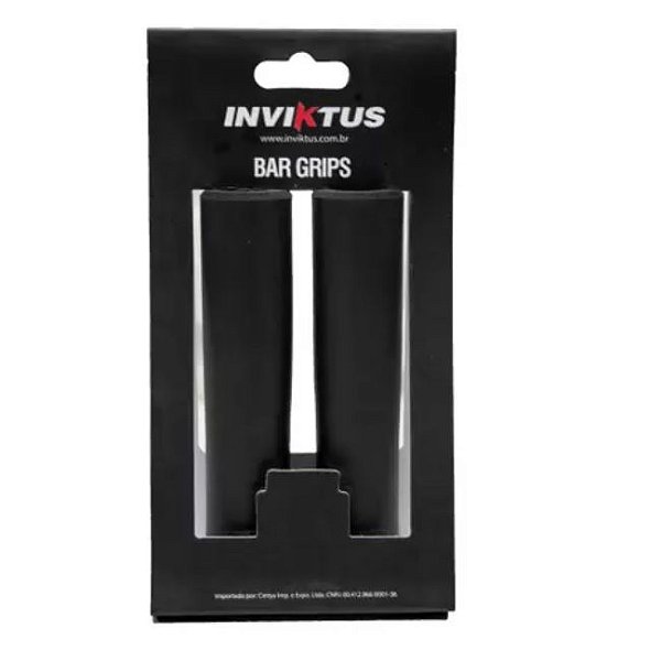 Manopla Luva Bicicleta MTB Inviktus Silicone 136MM Preto