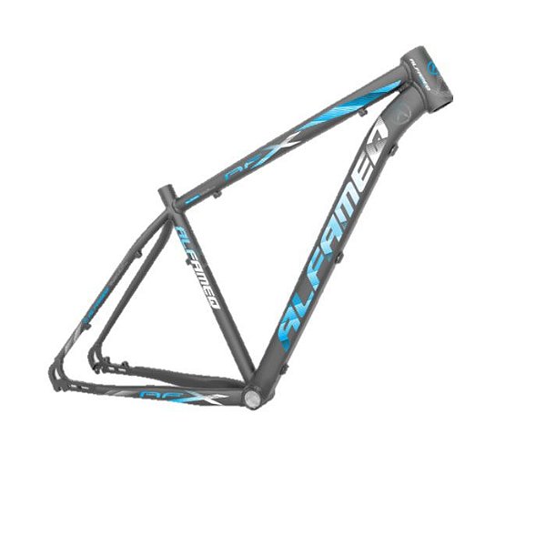 Quadro Bicicleta Bike Mtb Alfameq AFX 29x21 Graf/Az Fosco