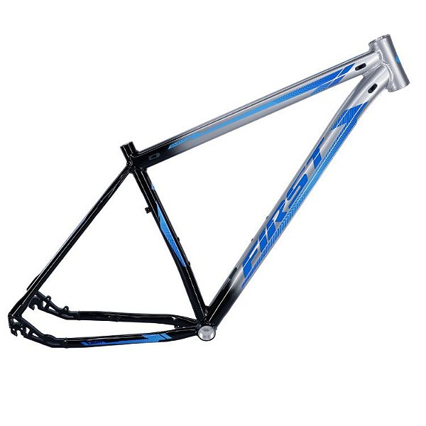 Quadro Bicicleta Mtb First Smitt Platinium 29x15.5 CR/PT/AZ