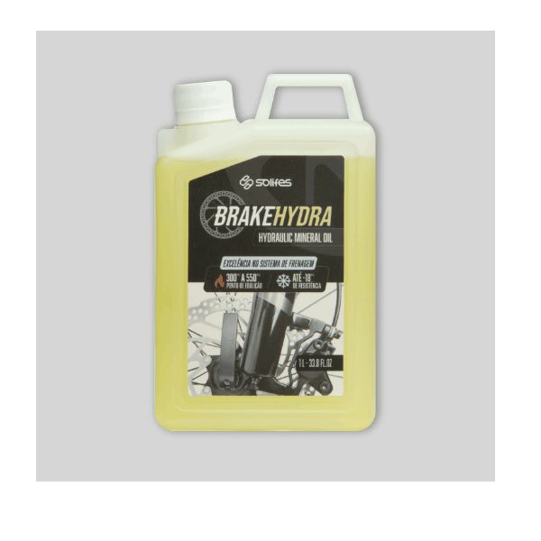 Oleo Fluido Freio Mineral Bicicleta Solifes BrakeHydra 1L